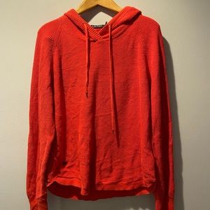 Lauren Ralph Lauren Waffle Knit cotton hoodie Size Large